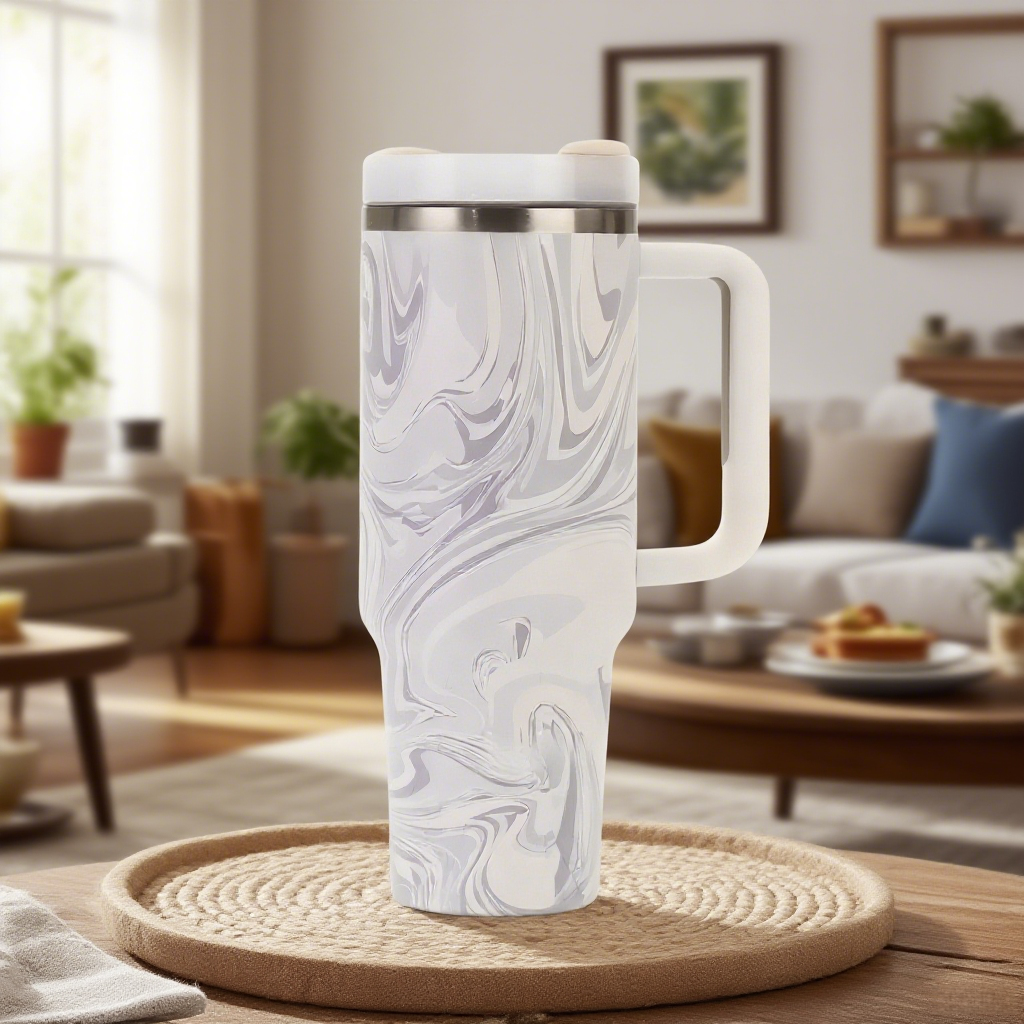 WhiteWood Grain Ice Cup - Image 3